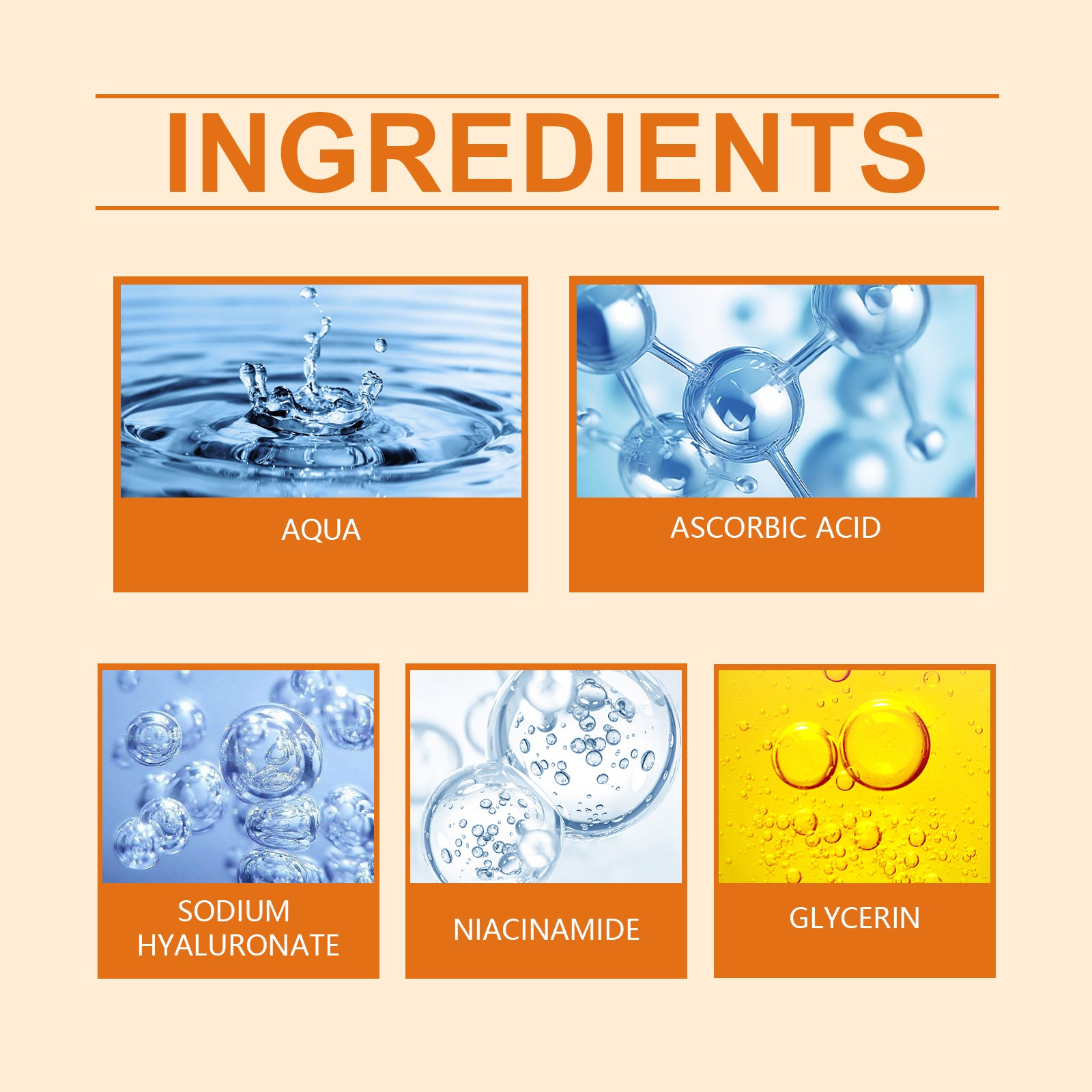 Vitamin C Facial Skin Care Set, Facial Moisturizing Moisturizing Rejuvenating Skin And Pore Fine Set