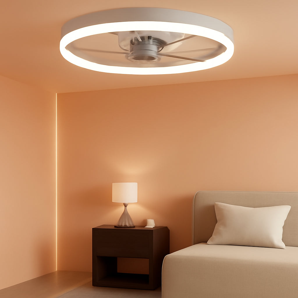24 Inch Super Energy Efficient Ceiling Fan Night Light