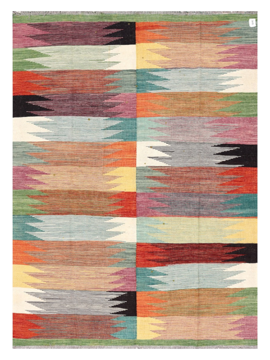 Maimana Kilim - 248 × 180 cm (8'2" x 5'11")