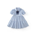 Cute Princess Dress for Girls, Short Sleeve, Sweet Turn-Down Collar, Doll Dress