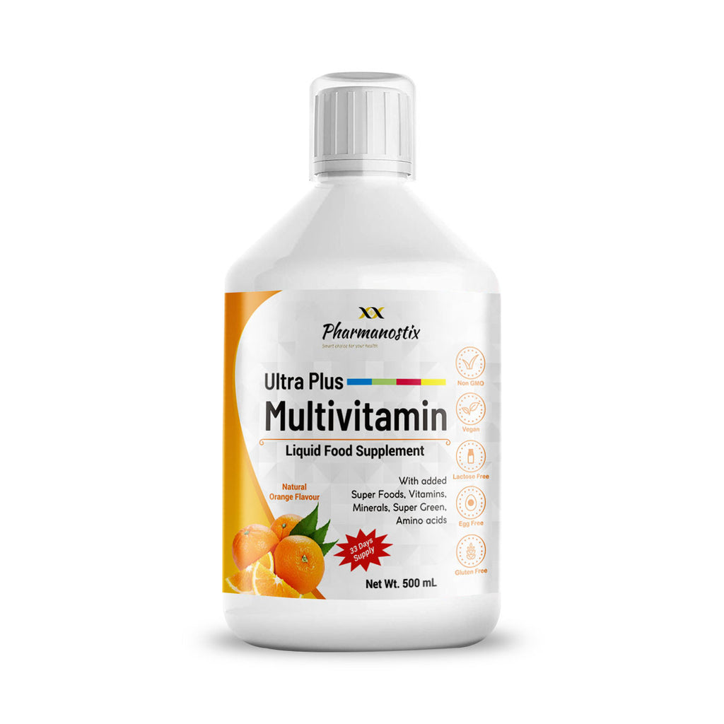 Liquid Multivitamin Supplement, 500 mL, Advanced Vitamin Superfood Greens Blend